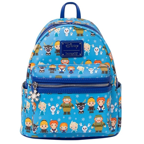 NWT Loungefly Disney Frozen Chibi Mini Backpack Exclusive - Picture 1 of 8
